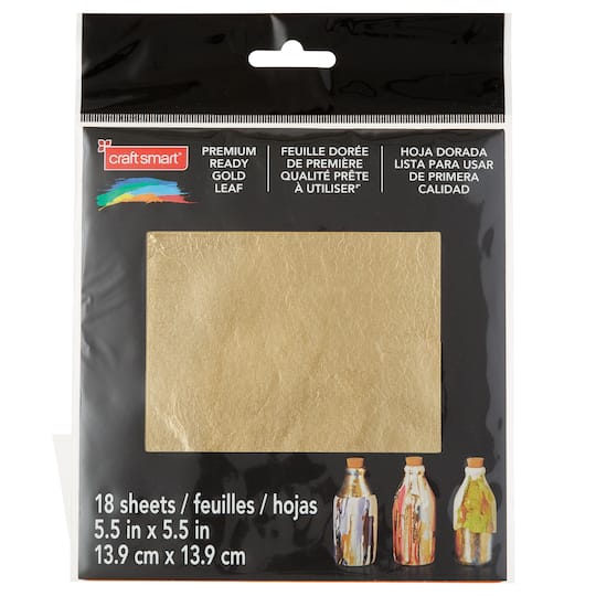 6 Packs: 18 ct. (108 total) Premium Ready Gold Leaf Sheets by Craft Smart®